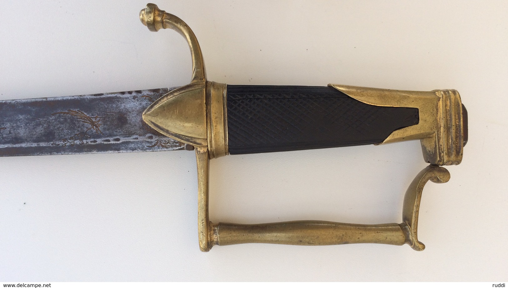 Sabre d'officier de cavalerie premier empire avec son fourreau en laiton / First Empire Cavalry Officer Saber & scabbard