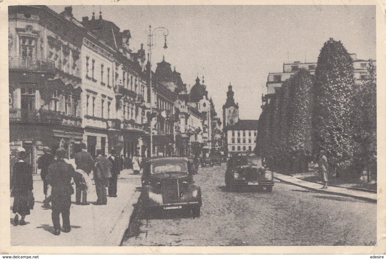 DEUTSCHES REICH 1942 - 12 Rpf Auf Ak LEMBERG Gel. Lemberg > Klosterneuburg, Karte Mit Eckknick - Briefe U. Dokumente