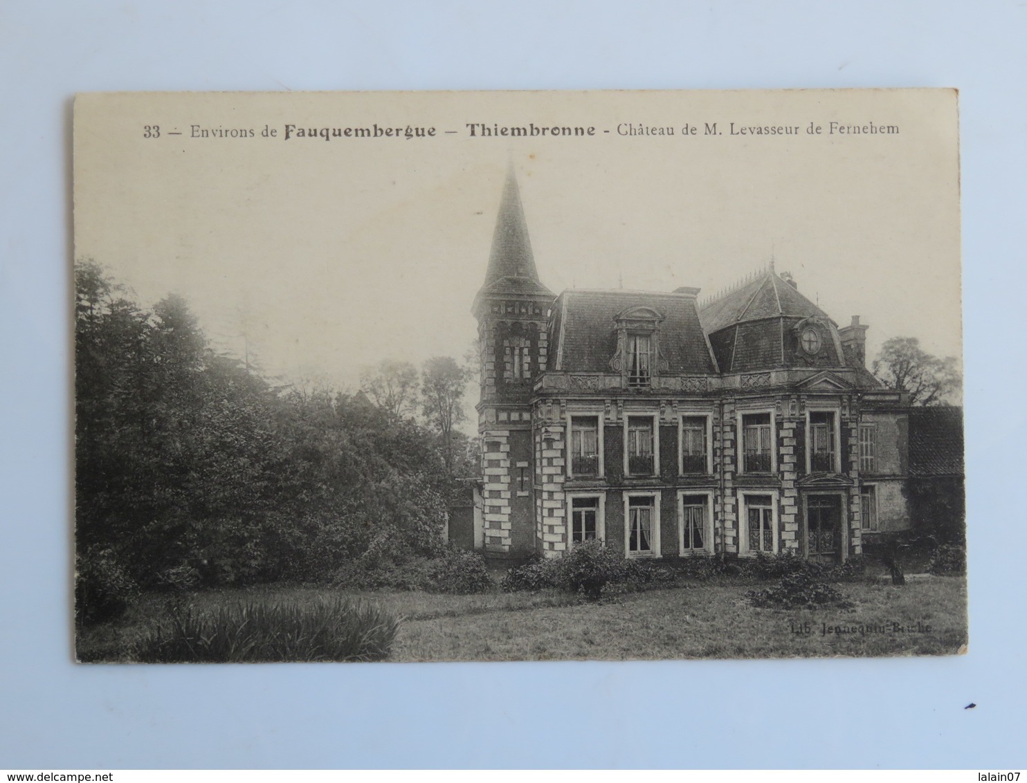 C.P.A. 62 Environs De FAUQUEMBERGUE, THIEMBRONNE, En 1918 - Fauquembergues