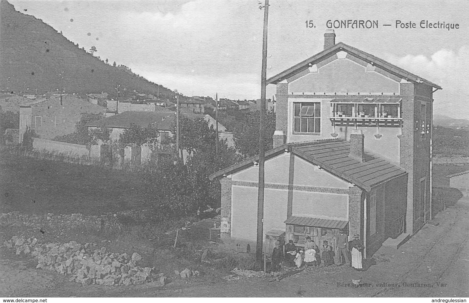 CPA GONFARON - Poste Electrique - Toulon