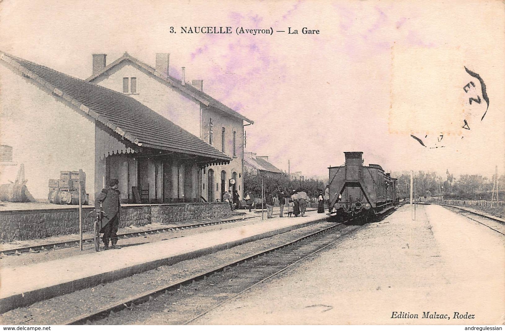 CPA Naucelle ( Aveyron ) - La Gare - Altri & Non Classificati