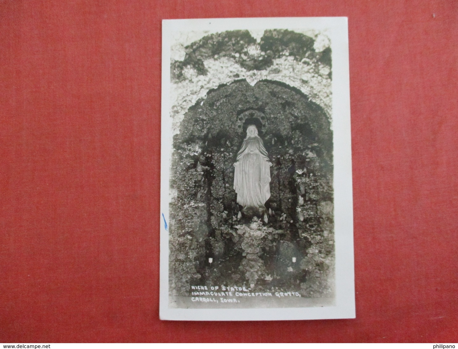 RPPC        Immaculate Conception  Grotto Carroll - Iowa   Ref 3007 - Other & Unclassified