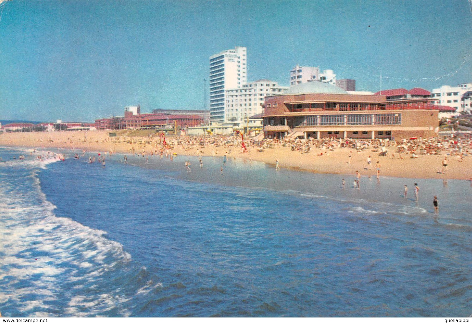 07931 "REPUBLIEK VAN SUID AFRIKA - SUIDSTRAND, DURBAN" ANIMATA, SPIAGGIA - CART. ORIG. NON SPED. - Südafrika