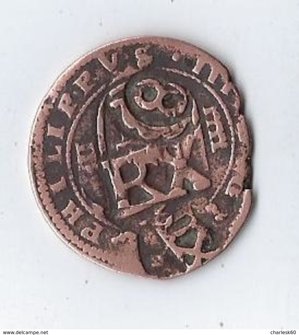 Monnaie Espagne Hispaniarum Rex Philippus III 1620 Surcharge Pirate RX Pièce De 8 1692 - Provincial Currencies