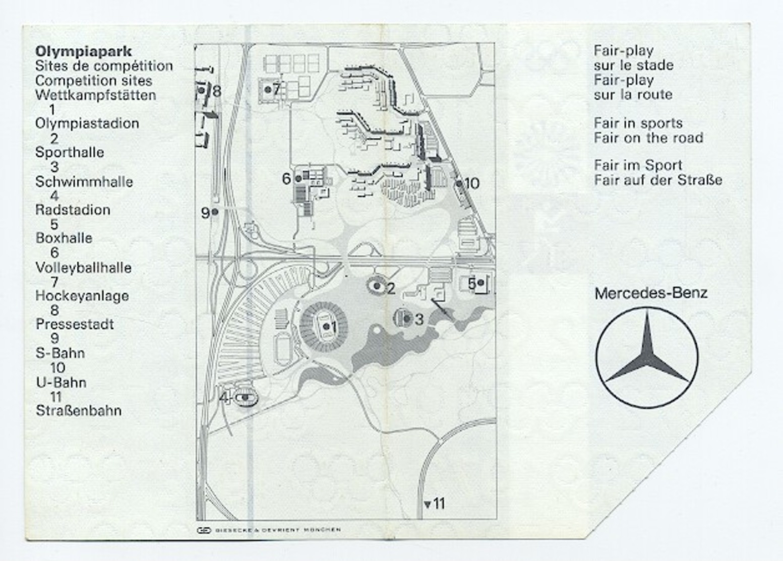 Eintrittskarte Ticket München Olympia 1972 - Boxen - Boxhalle Olympiapark - Otl Aicher - Biglietti D'ingresso