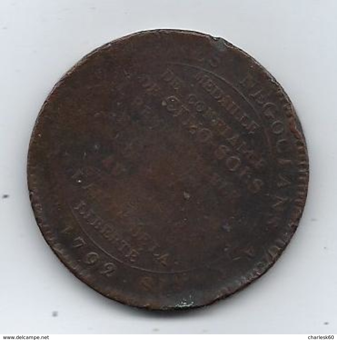 France Monnaie De Confiance De 5 Sols 1792 - Altri & Non Classificati