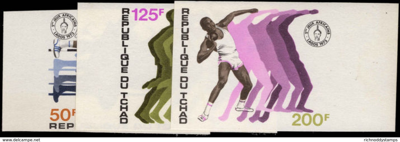 Chad 1973 African Games Imperf Unmounted Mint. - Chad (1960-...)