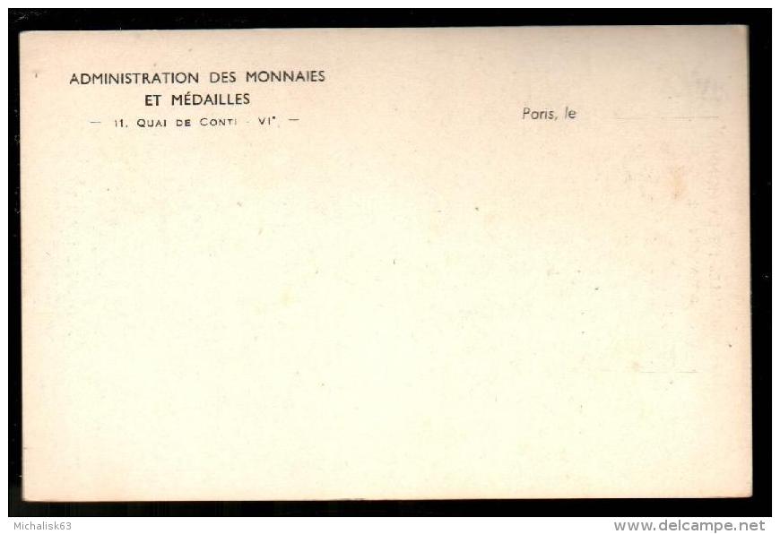 3TF 312  CPA - PARIS - LES MEDAILLES DE LA MONNAIE - ANTILOPES KOUDOU - ANTILOPES IMPALA - Coins (pictures)