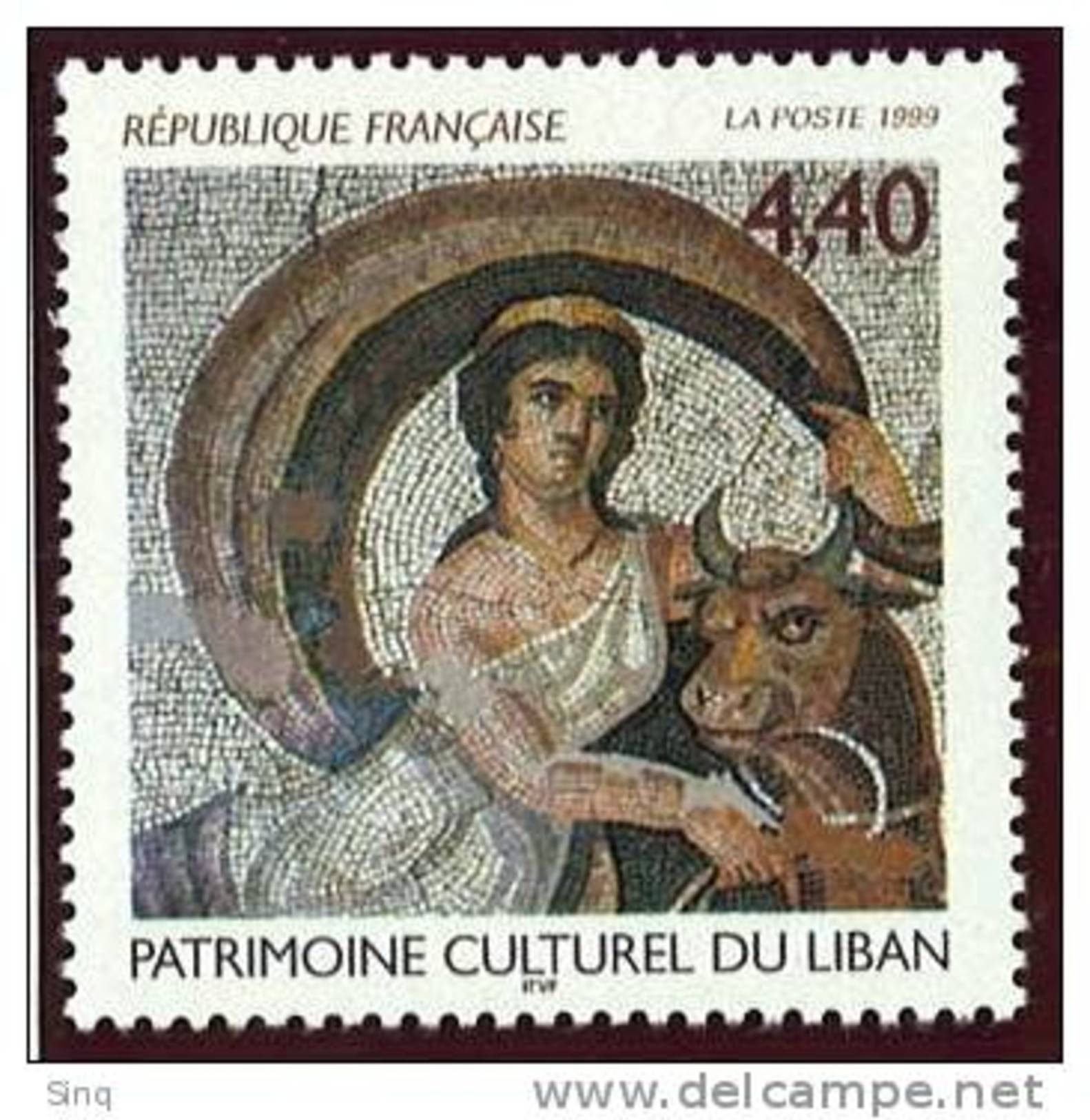 N° 3224 Année 1999, Patrimoine Culturel Du Liban, Faciale 0,67 &euro; - Neufs