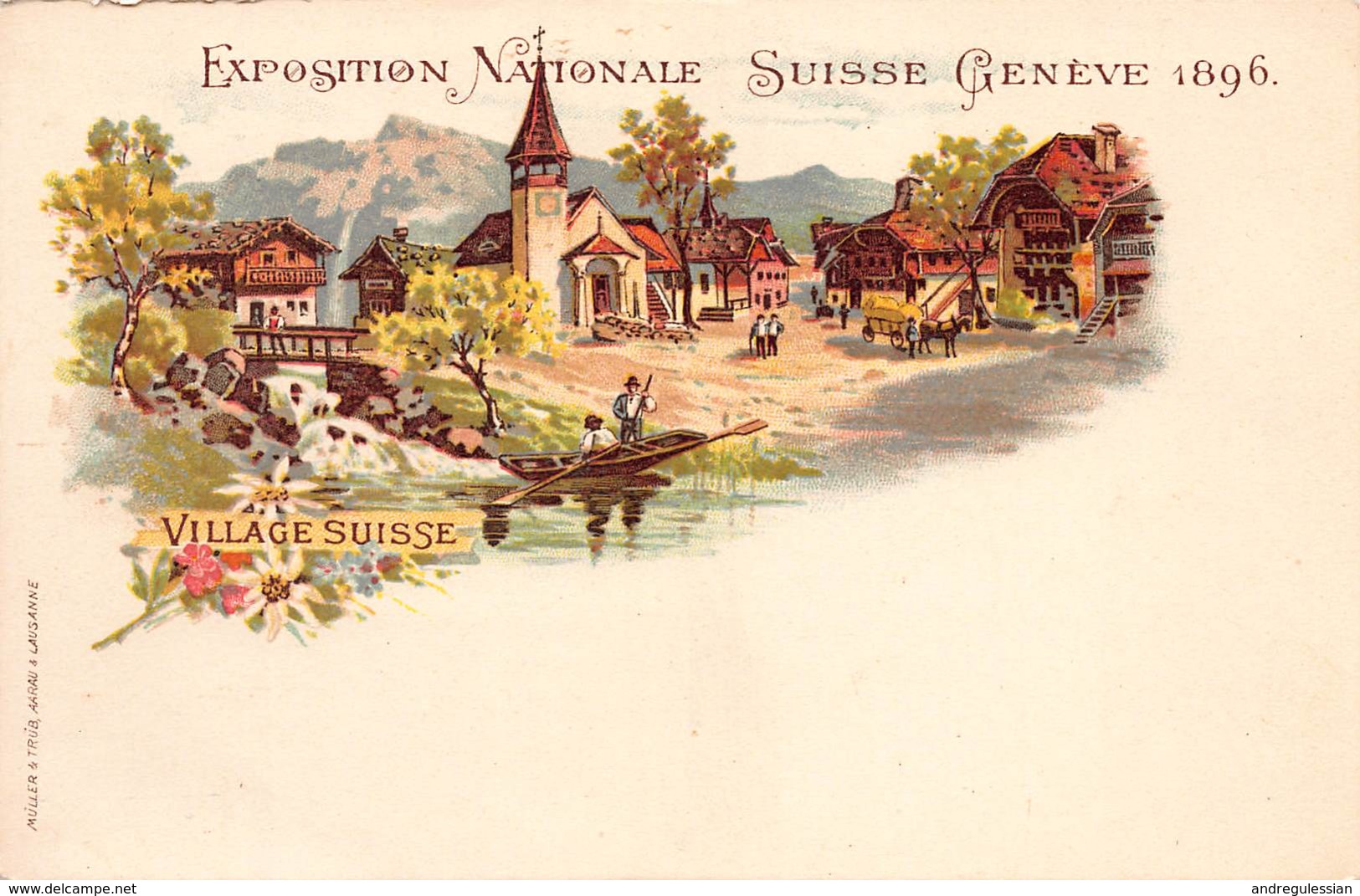 CPA Exposition Nationale Suisse Genève 1896 - Genève