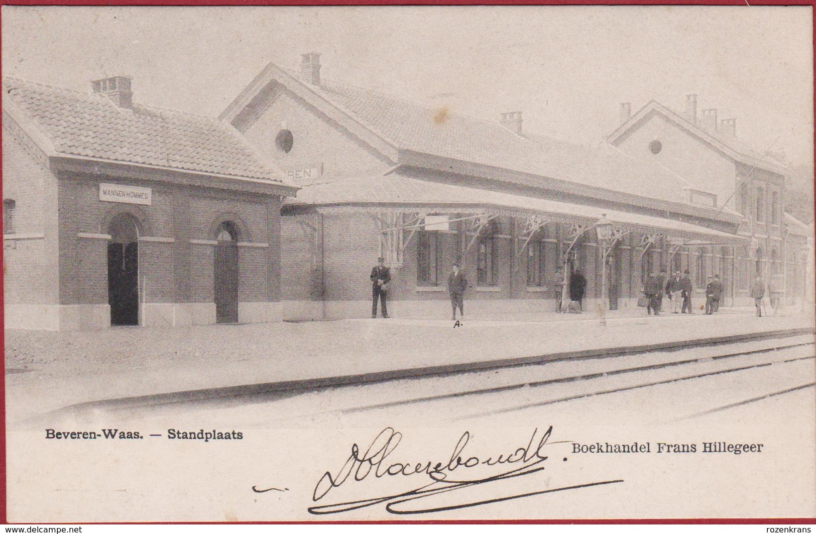 Beveren Waas 1903 Waasland Standplaats De Statie Station La Gare ZELDZAAM - Beveren-Waas