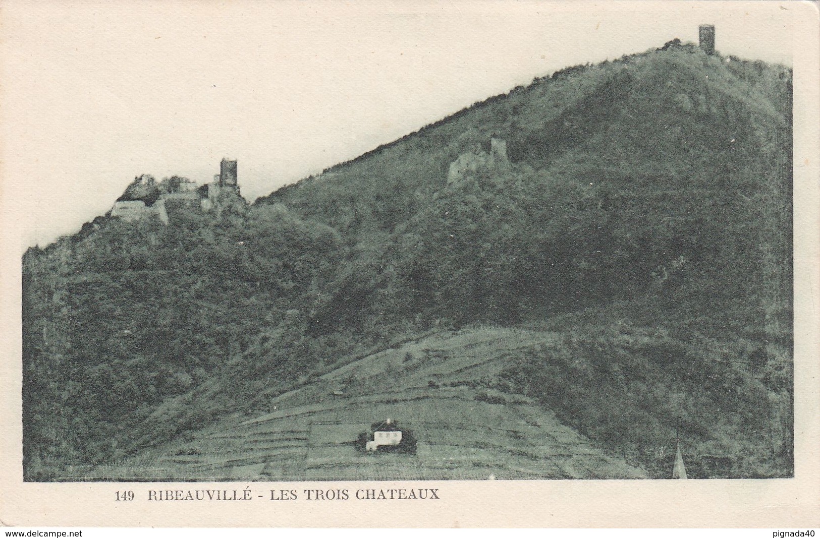 Cp , 68 , RIBEAUVILLÉ , Les Trois Châteaux - Ribeauvillé