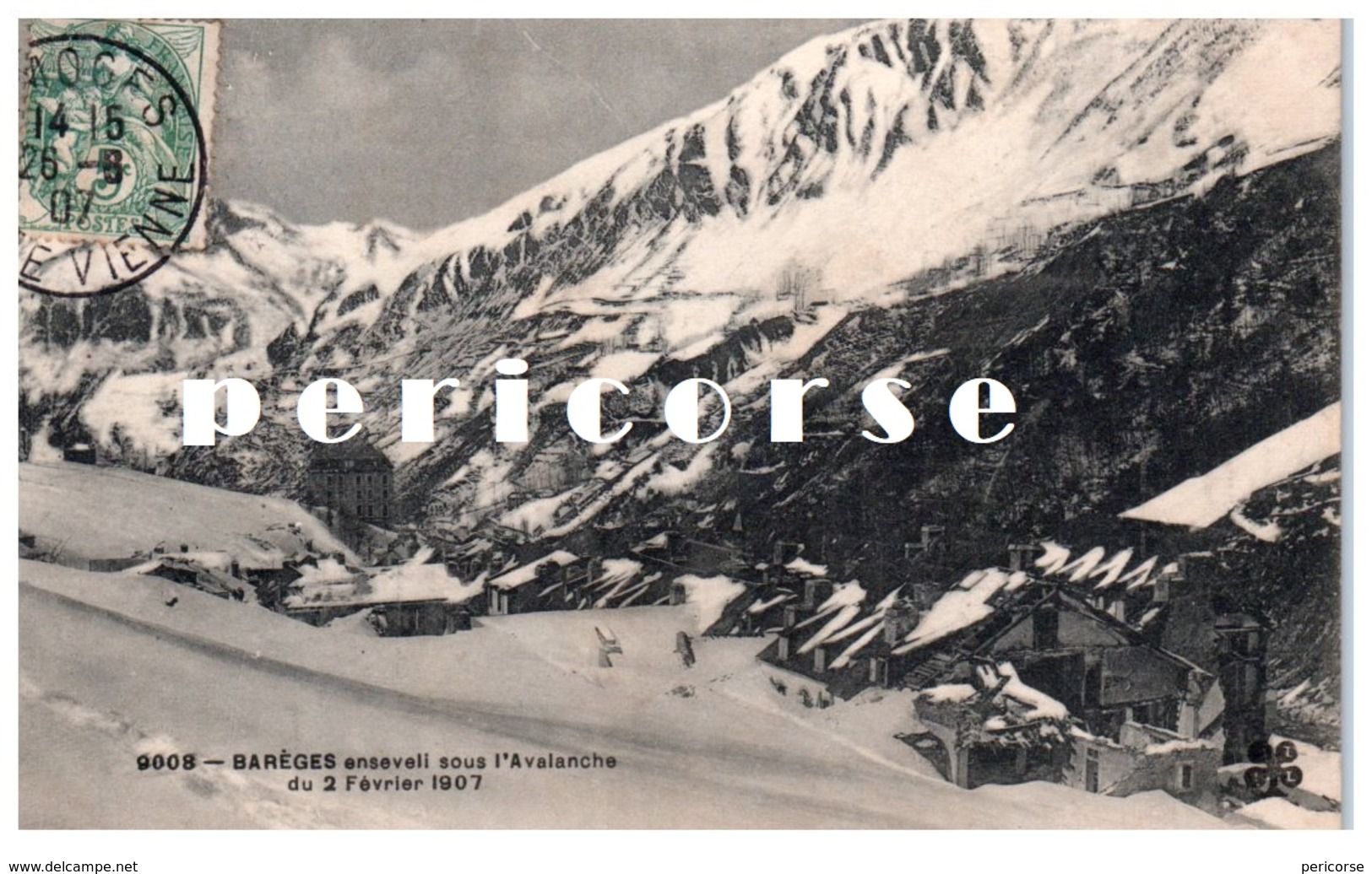 65  Barège  Avalanche Du 2 Fevrier 1907 - Autres & Non Classés