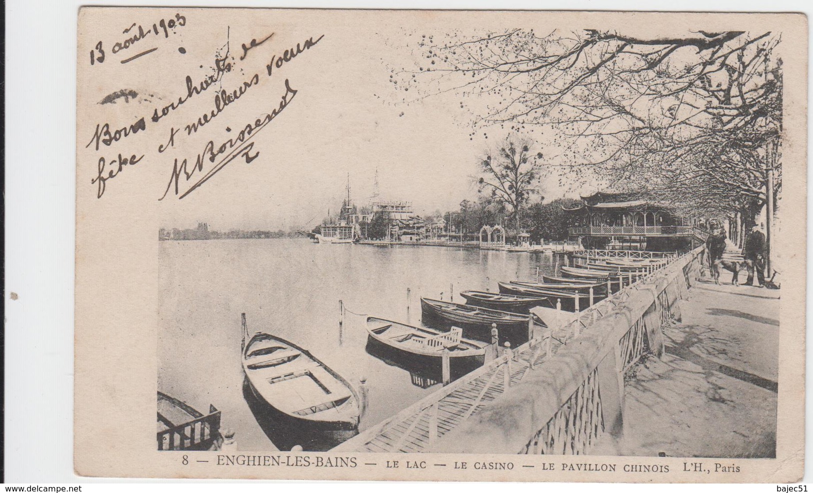 1 Cpa Enghien Les Bains "pionnière 1903" - Enghien Les Bains