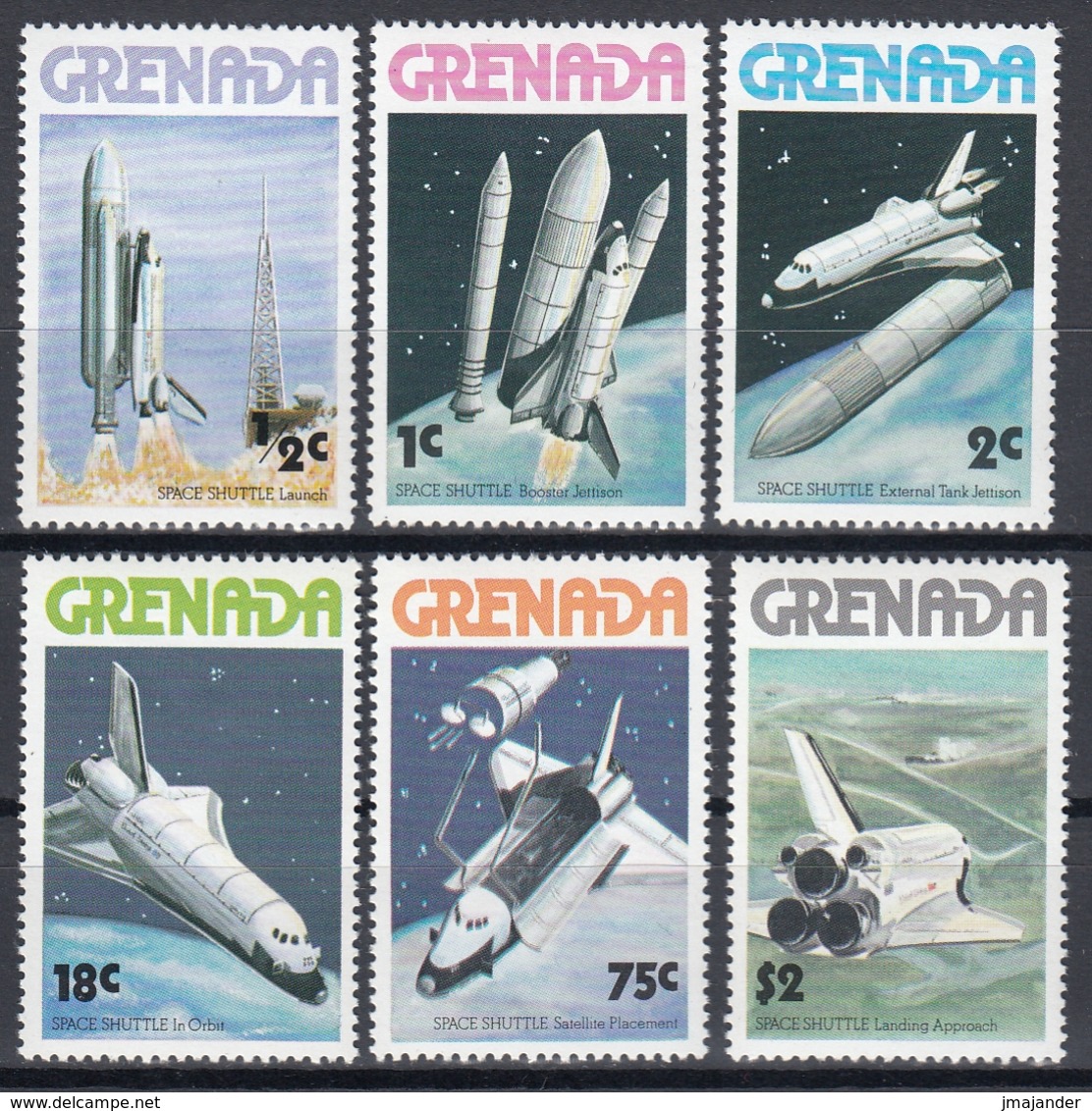 Grenada 1978 - Space Shuttle - Mi 889-894 ** MNH - América Del Norte