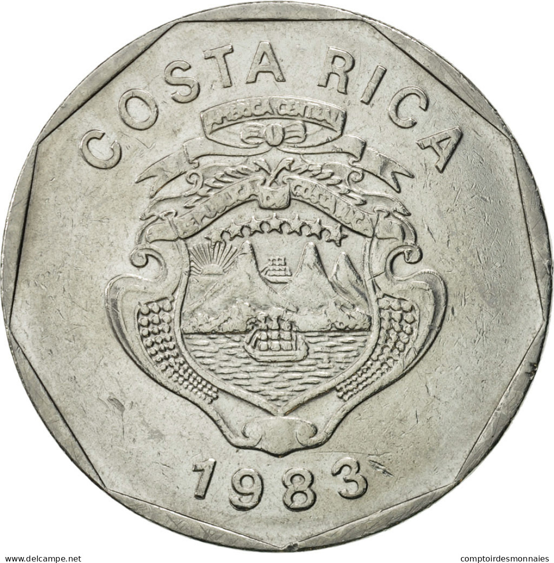 Monnaie, Costa Rica, 20 Colones, 1983, FDC, Stainless Steel, KM:216.1 - Costa Rica