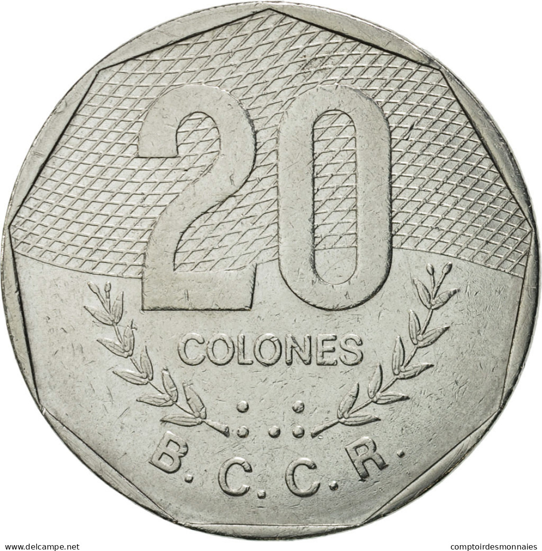 Monnaie, Costa Rica, 20 Colones, 1983, FDC, Stainless Steel, KM:216.1 - Costa Rica