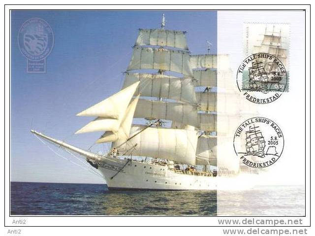 Norway 2005 Tall Ship Races Fredrikstad 5.8.2005, MaximumCard - Maximum Cards & Covers