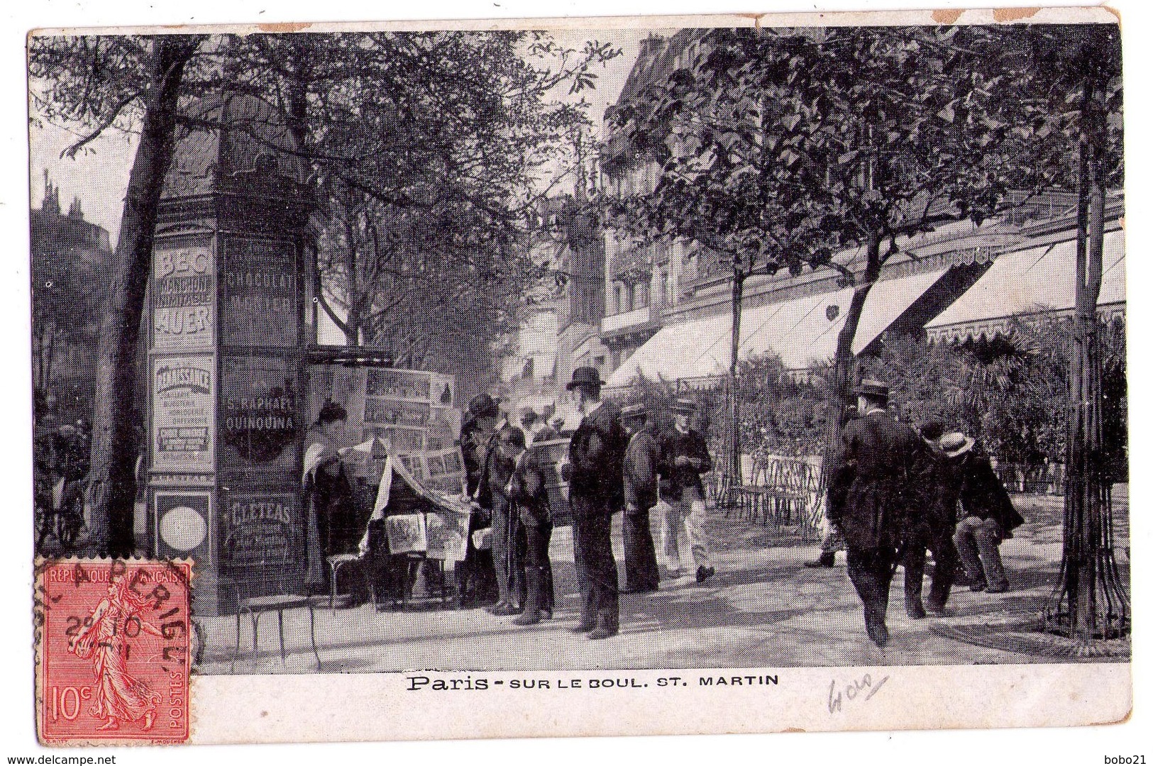 1989 - Paris ( IIIe & Xe ) - Sur Le Boulevar Saint-Martin - - Arrondissement: 20