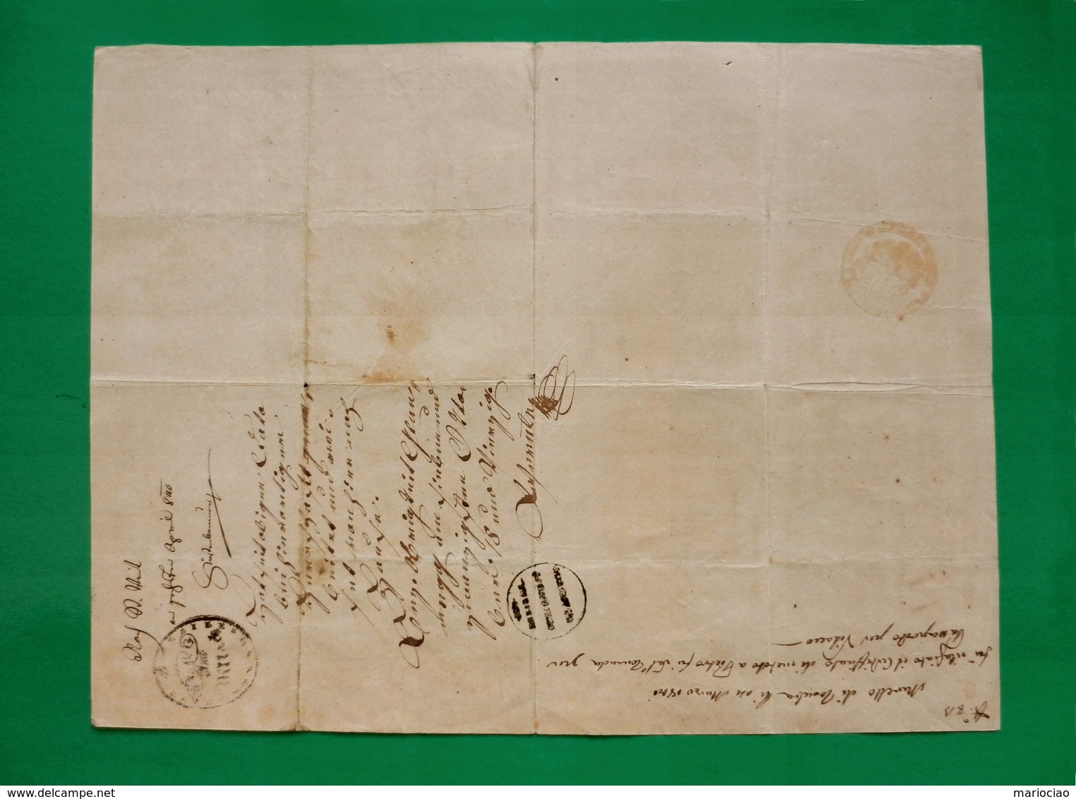 D-IT R.Lombardo Veneto 1840 PASSAPORTO Ferdinando Primo D'Austria Da Udine A Villach REISEPASS - Documents Historiques