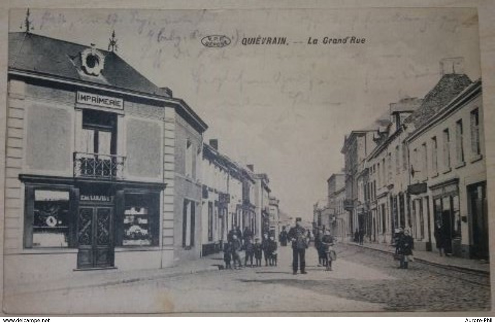 Quiévrain La Grand Rue (Gendarme??) - Quiévrain