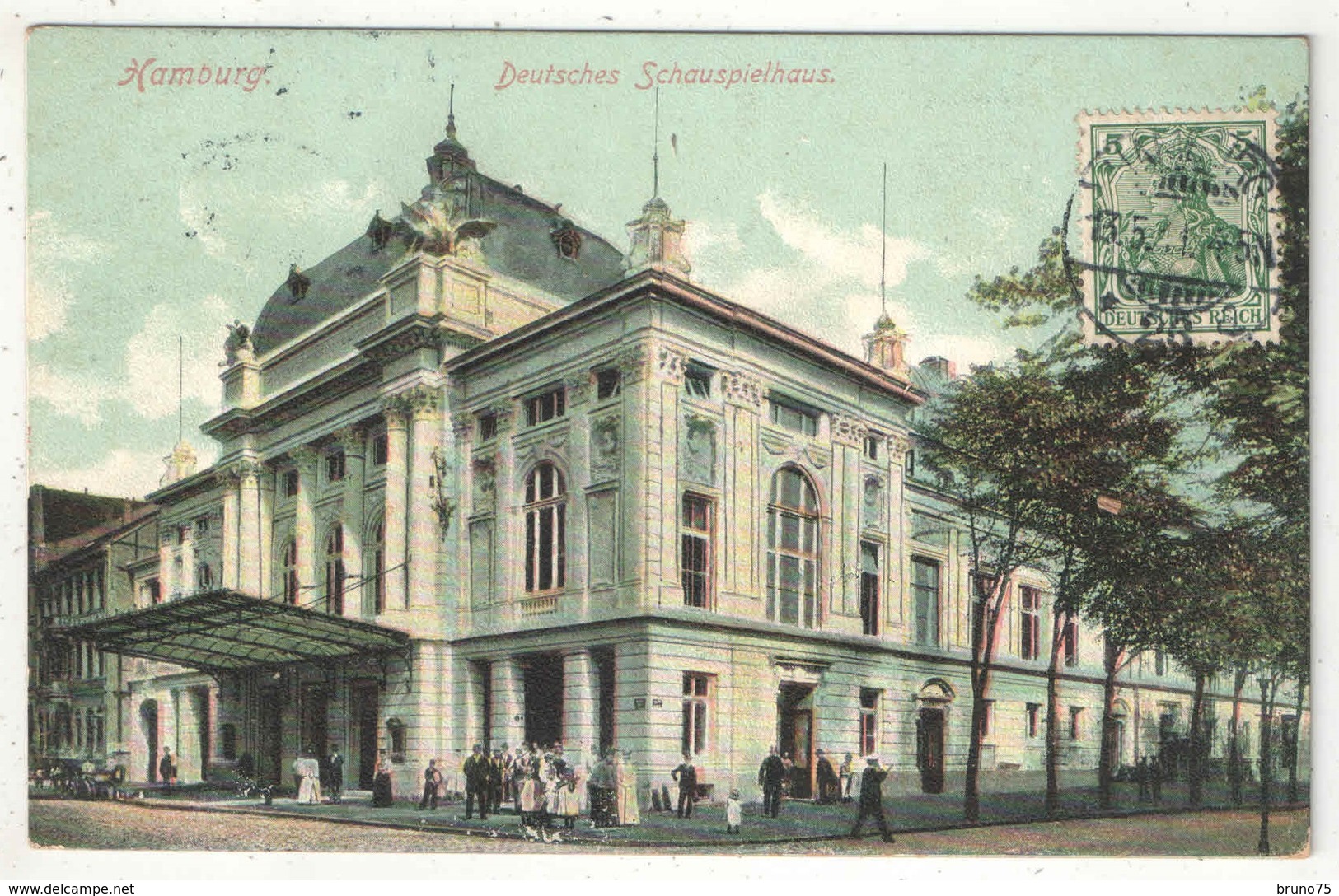 HAMBURG - Deutsches Schauspielhaus - 1911 - Mitte