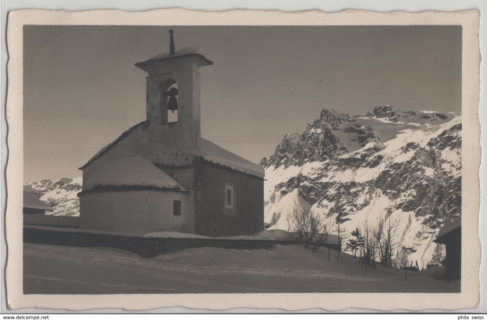 Sils Im Engadin - Winterabend Beim Fexkirchlein En Hiver - Photo: E. Meerkämper - Sils Im Engadin/Segl