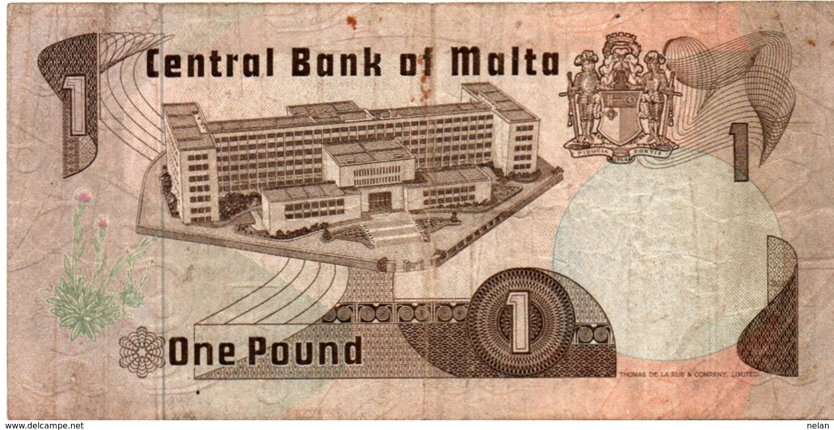 MALTA 1 LIRA-POUND-1979  P-34 - Malta