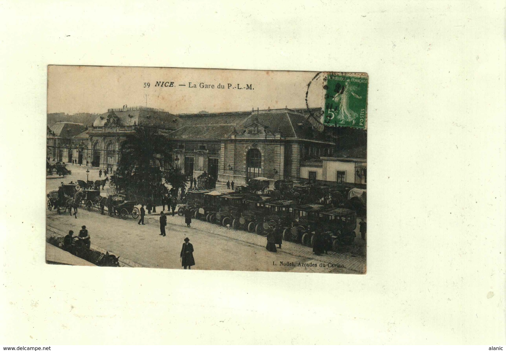 [06] Alpes Maritimes > Nice > Transport Ferroviaire - Gare Du P-L-M ////Animée - Transport Ferroviaire - Gare