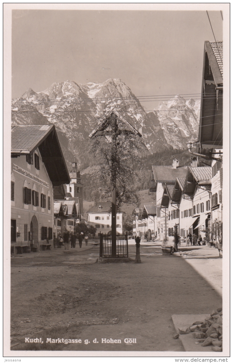 AK - Salzburg - Kuchl - Ortsansicht - Marktgasse - 1947 - Kuchl