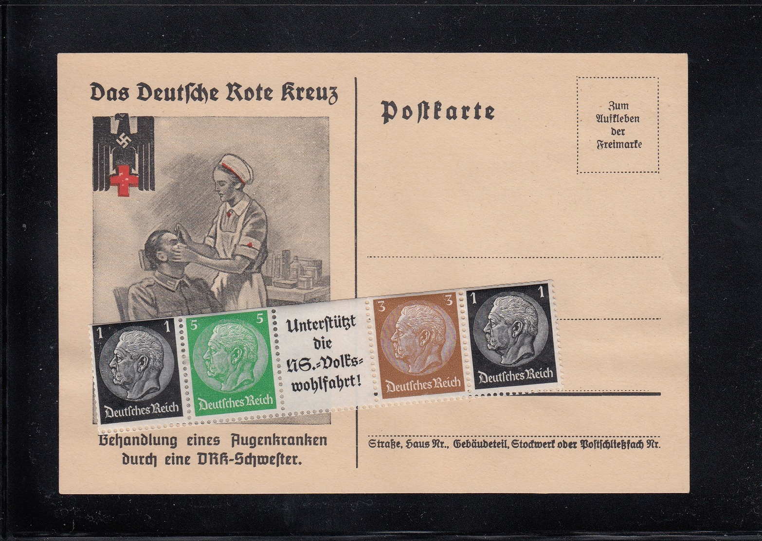 PK Deutsches Reich - Rotes Kreuz Ca. 1933 Mit Umschlagshülle - Siehe 2 Scan - Red Cross