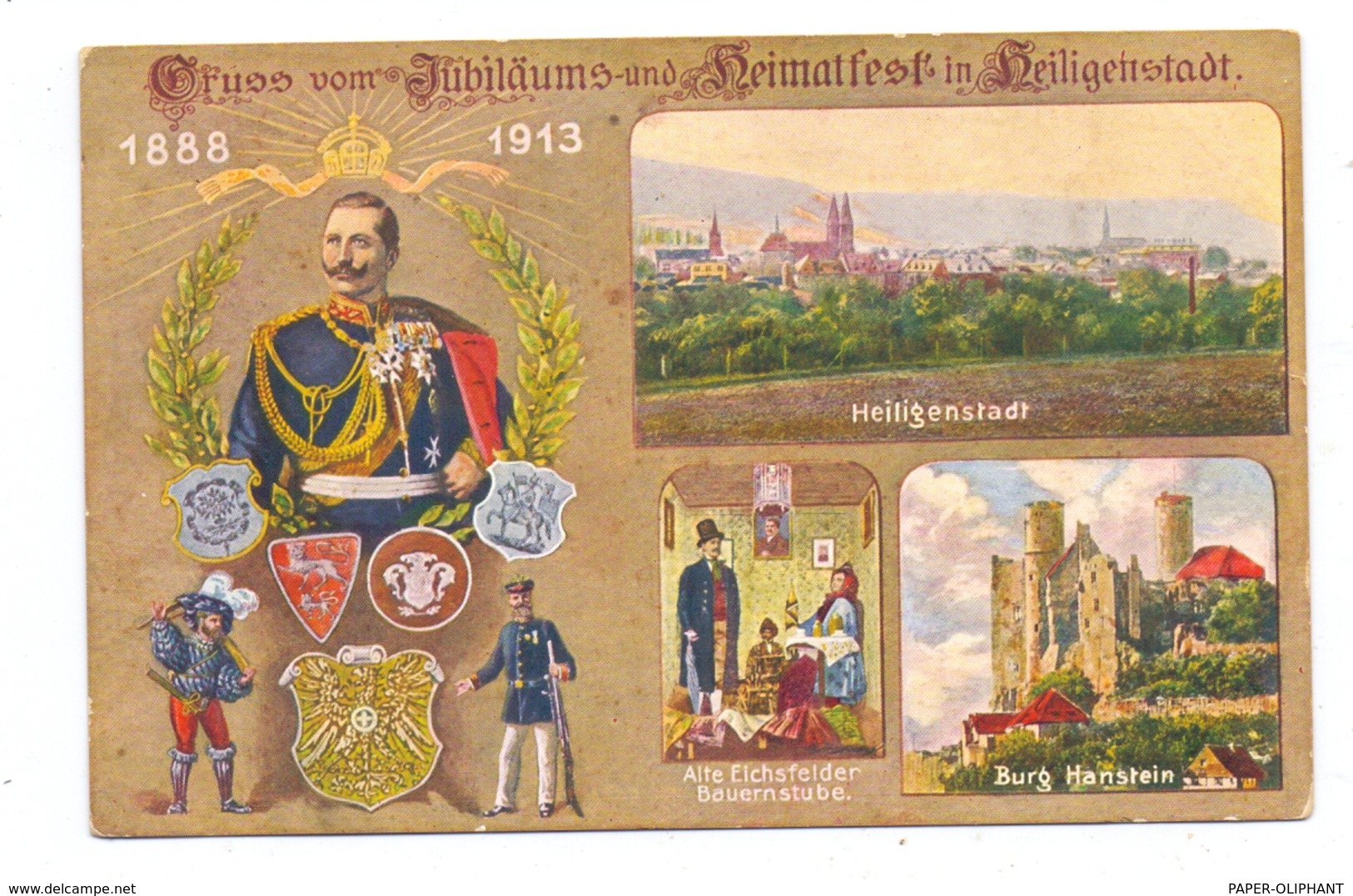 0-5630 HEILIGENSTADT, Jubiläums- Und Heimatfest 1913 - Heiligenstadt