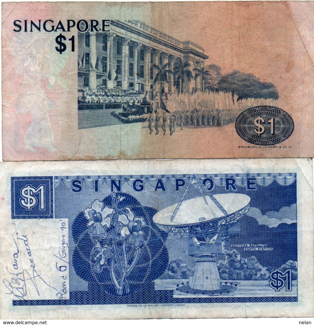 SINGAPORE 1 DOLLAR 1976,87 P-9,18 - Singapour