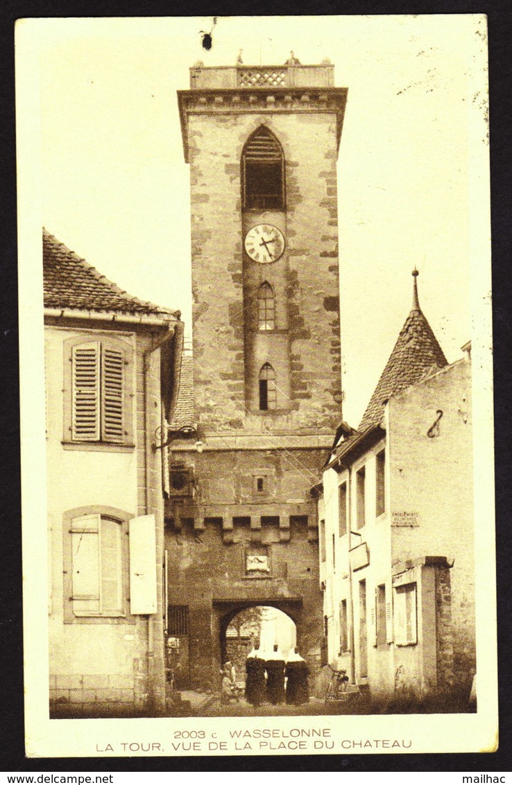 D 67 - WASSELONNE - La Tour Vue De La Place Du Château - Wasselonne