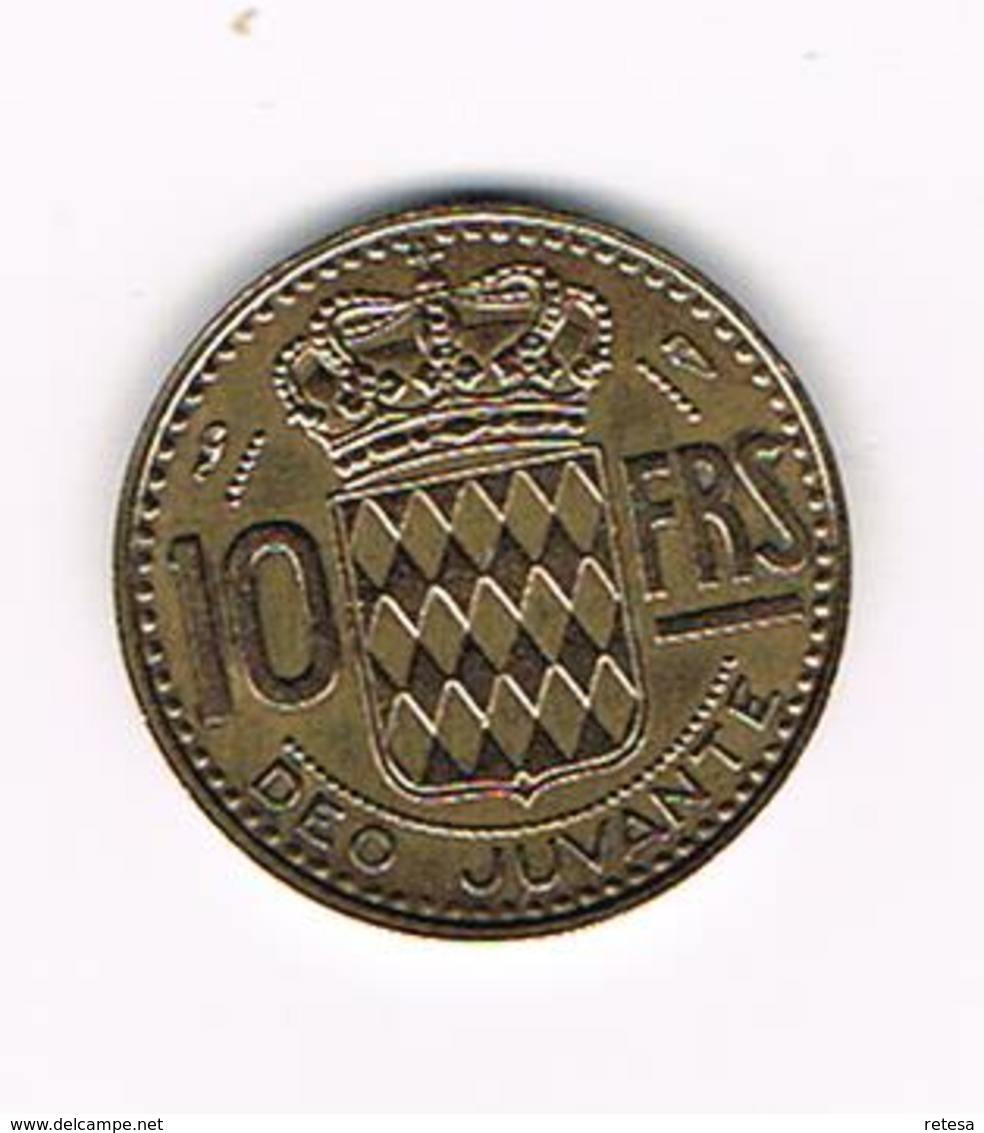 &   MONACO  10 FRANCS  RAINIER III   1950 - 1949-1956 Anciens Francs