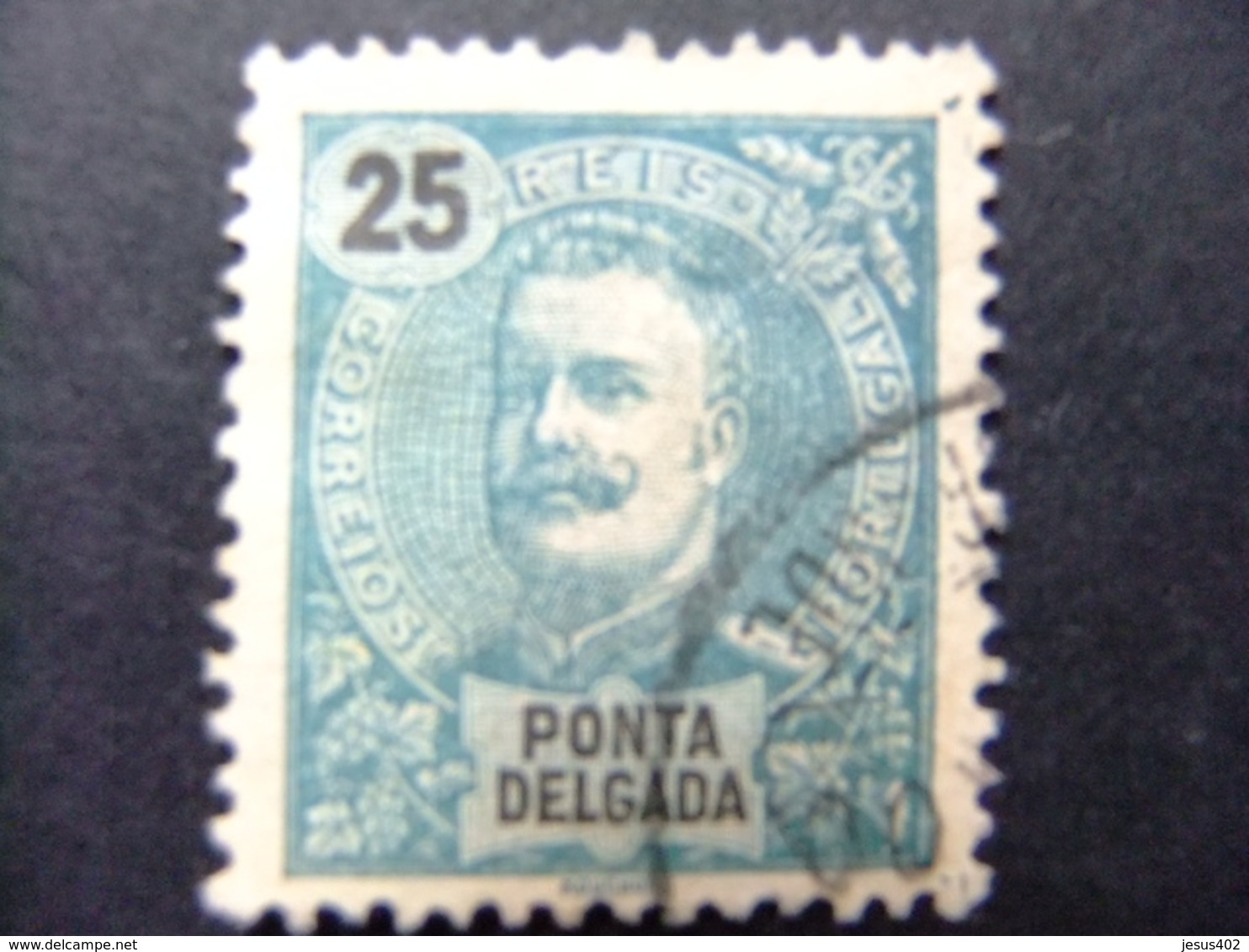 PONTA DELGADA AÇORES 1897 - 1905 CARLOS 1º Yvert 19 FU - Ponta Delgada