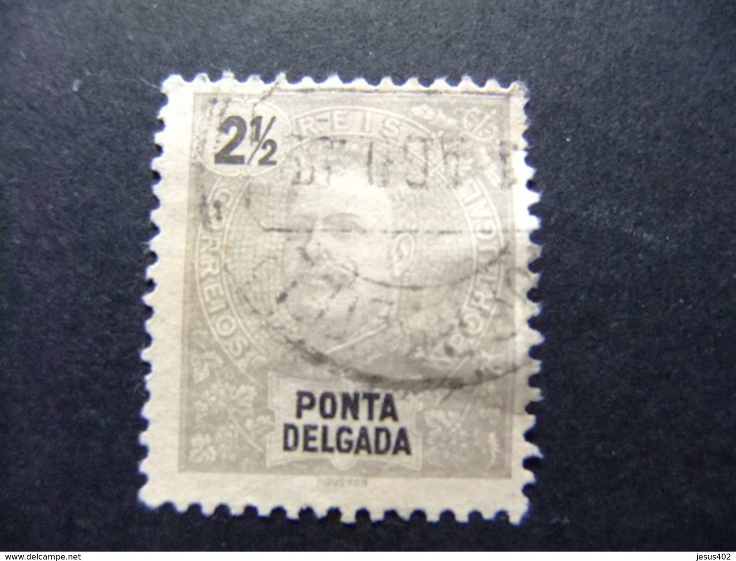 PONTA DELGADA AÇORES 1897 - 1905 CARLOS 1º Yvert 13 FU - Ponta Delgada