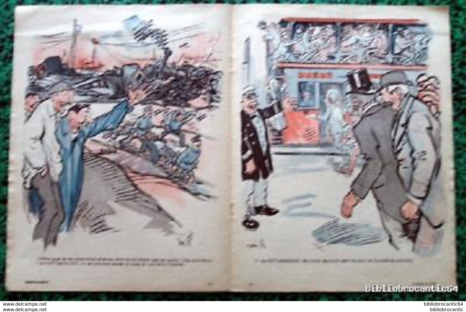 Revue * L'ASSIETTE AU BEURRE * N°381-18/7/1908 " Le RACHAT DE L'OUEST " < Illustrateur RADIGUET - 1900 - 1949