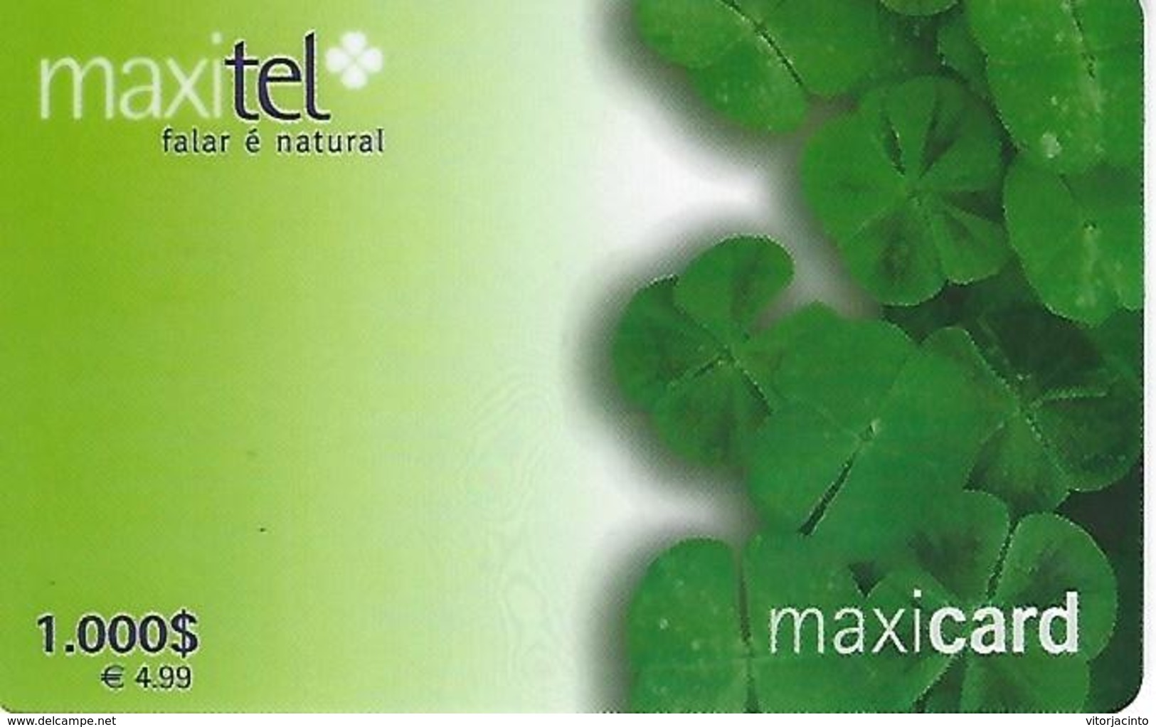 Maxitel 1000 Prepaid Phonecard - Portugal - Portugal