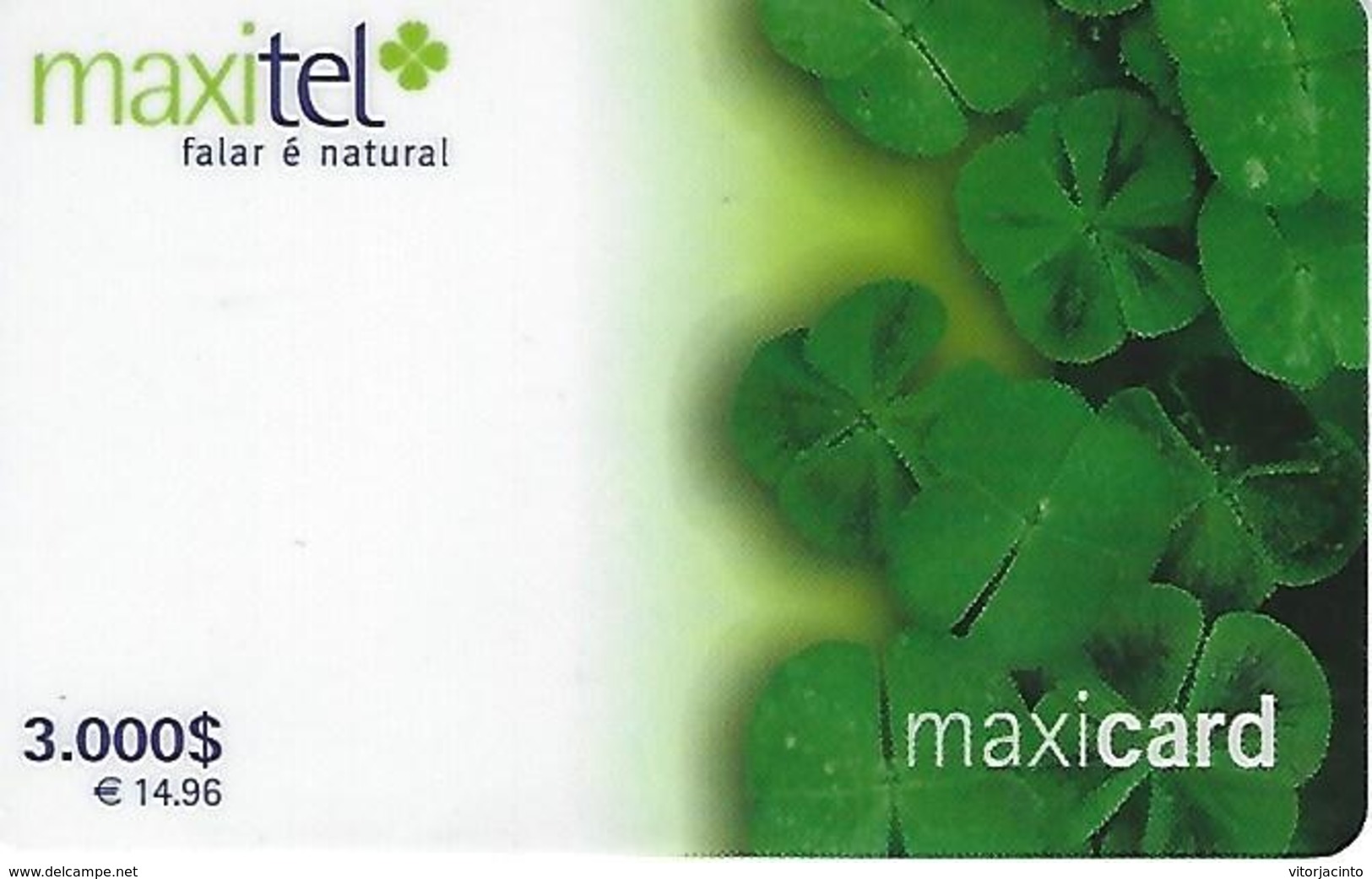 Maxitel 3000 Prepaid Phonecard - Portugal - Portugal