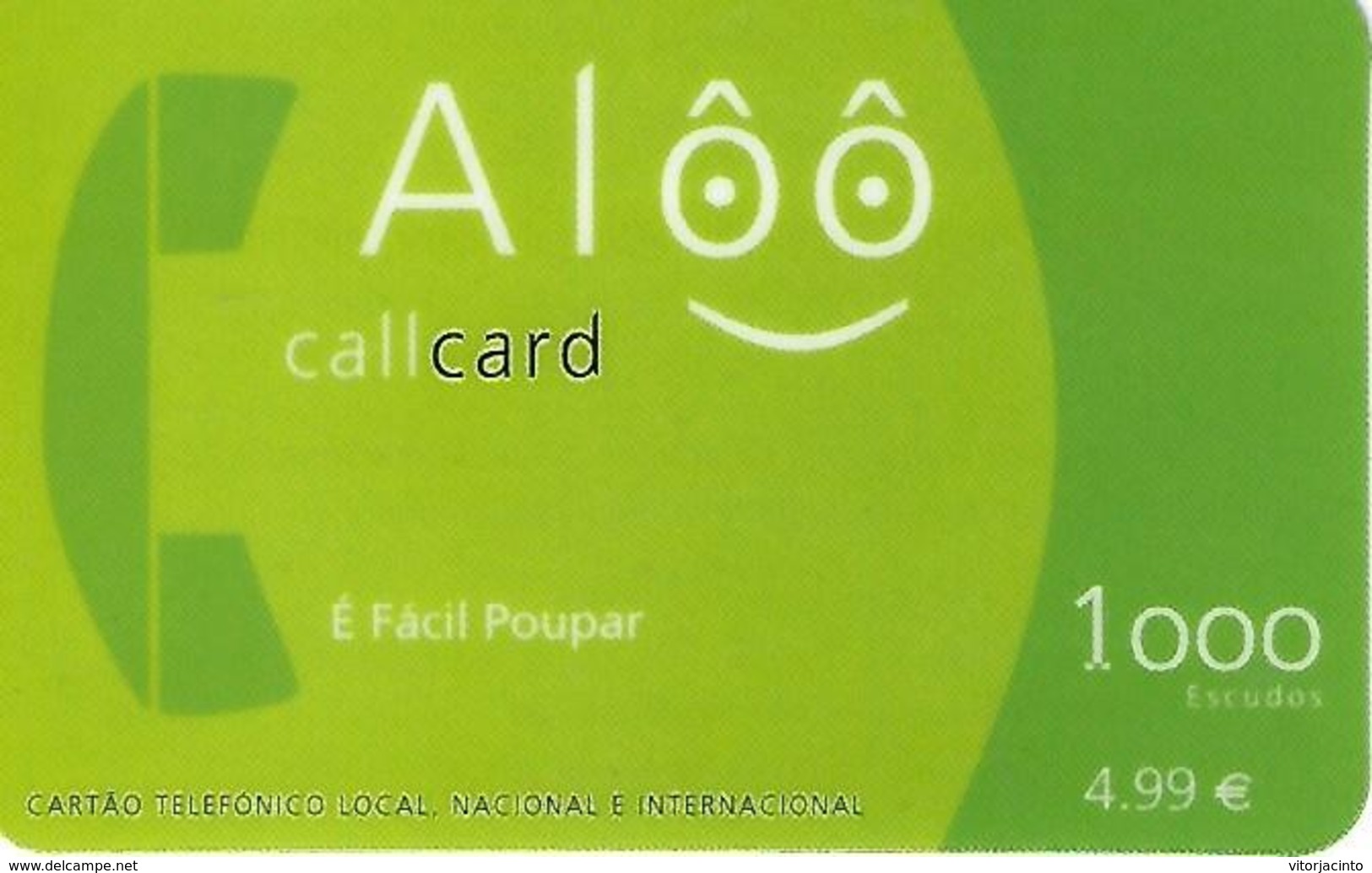 Alôô 1000 Prepaid Phonecard - Portugal - Portugal