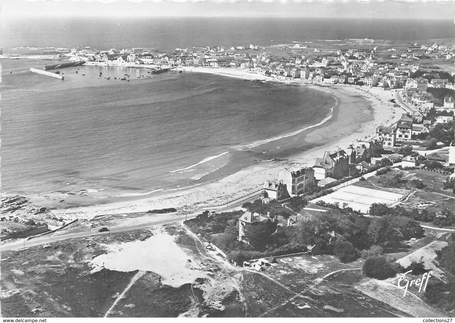 56-QUIBERON- VUE AERIENNE DE LA PLAGE - Quiberon