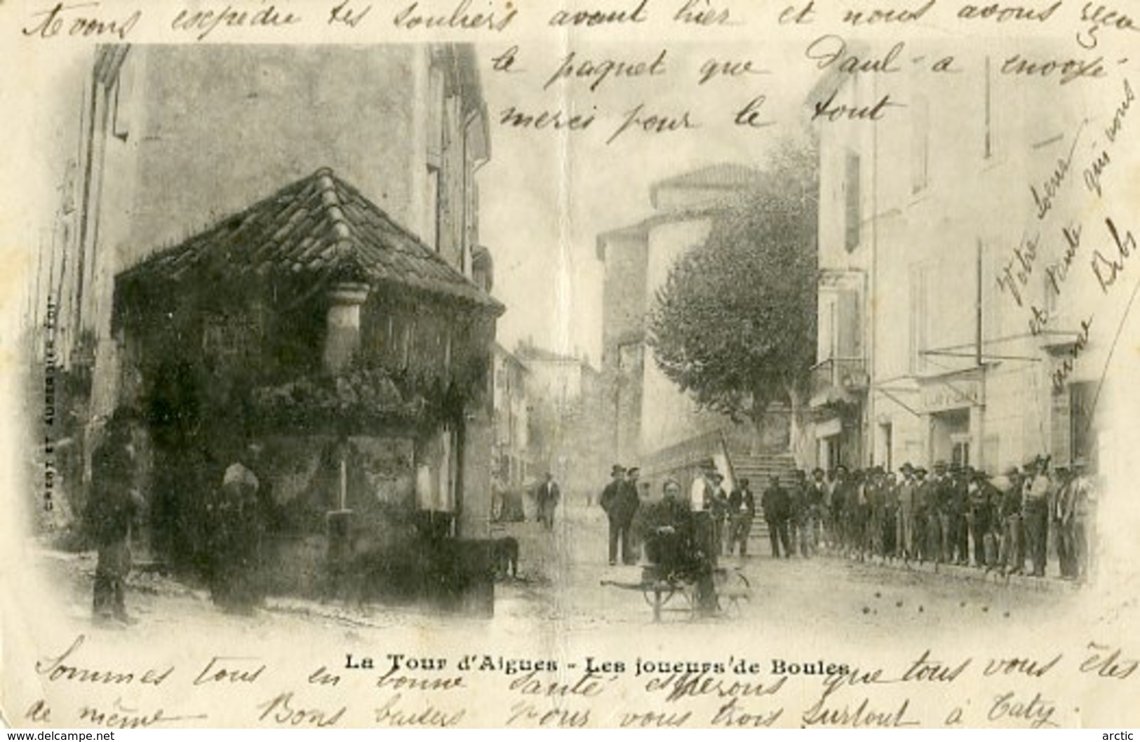 La Tour D'Aigues Les Joueurs De Boules - La Tour D'Aigues