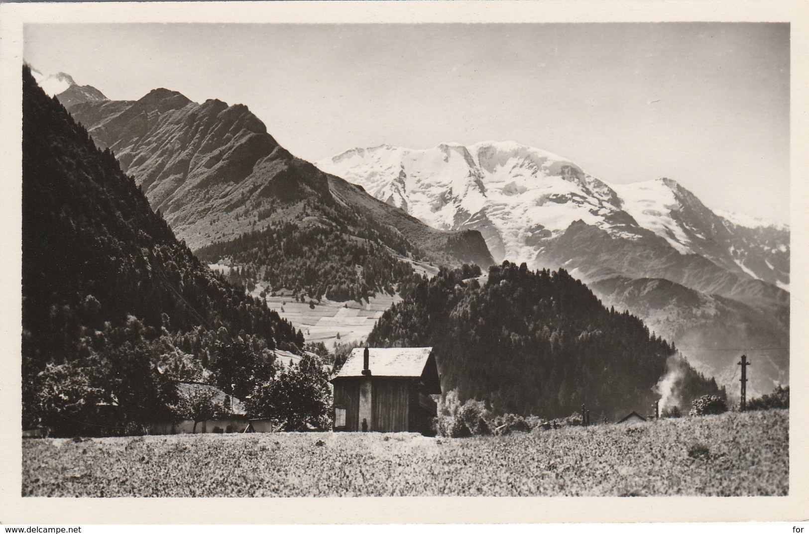 Haute-savoie : CONTAMINE : Route Des Contamines Chalet De Bionnay ( Cpsm Photo Vérit. ) - Contamine-sur-Arve