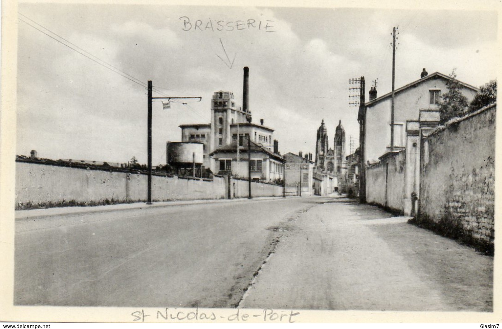 CPA - SAINT-NICOLAS-de-PORT (54) - Aspect De La Brasserie (Breuverey, Brauerei) Dans Les Années 30 - Saint Nicolas De Port