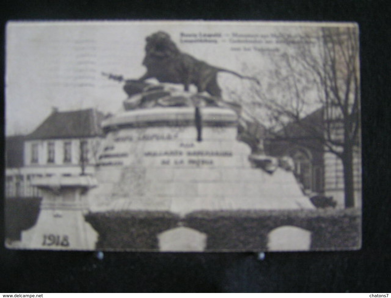 AP 4 - 290- Belgique  - Bourg-Léopold - Monument Aux Morts Pour La Patrie - Circulé 1937 - Leopoldsburg