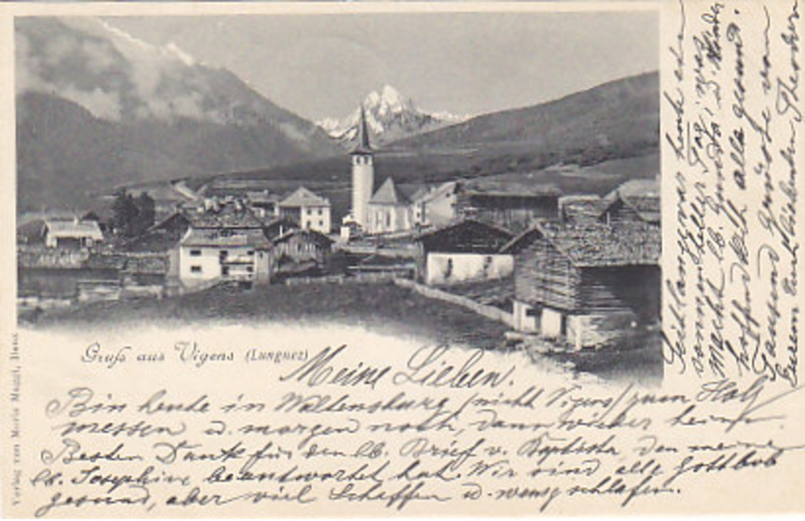 Gruss Aus Vigens (Lugnez) - 1902               (P-155-60407) - Autres & Non Classés