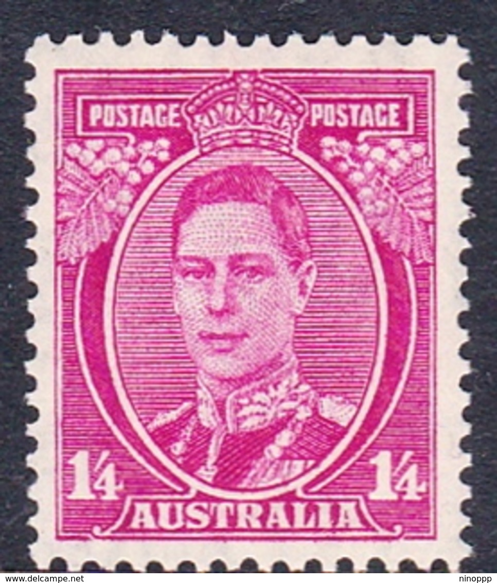 Australia ASC 182 1937-49 King George VI One Shilling And Four Pence Magenta, P 13.5 X 14, MNH - Mint Stamps