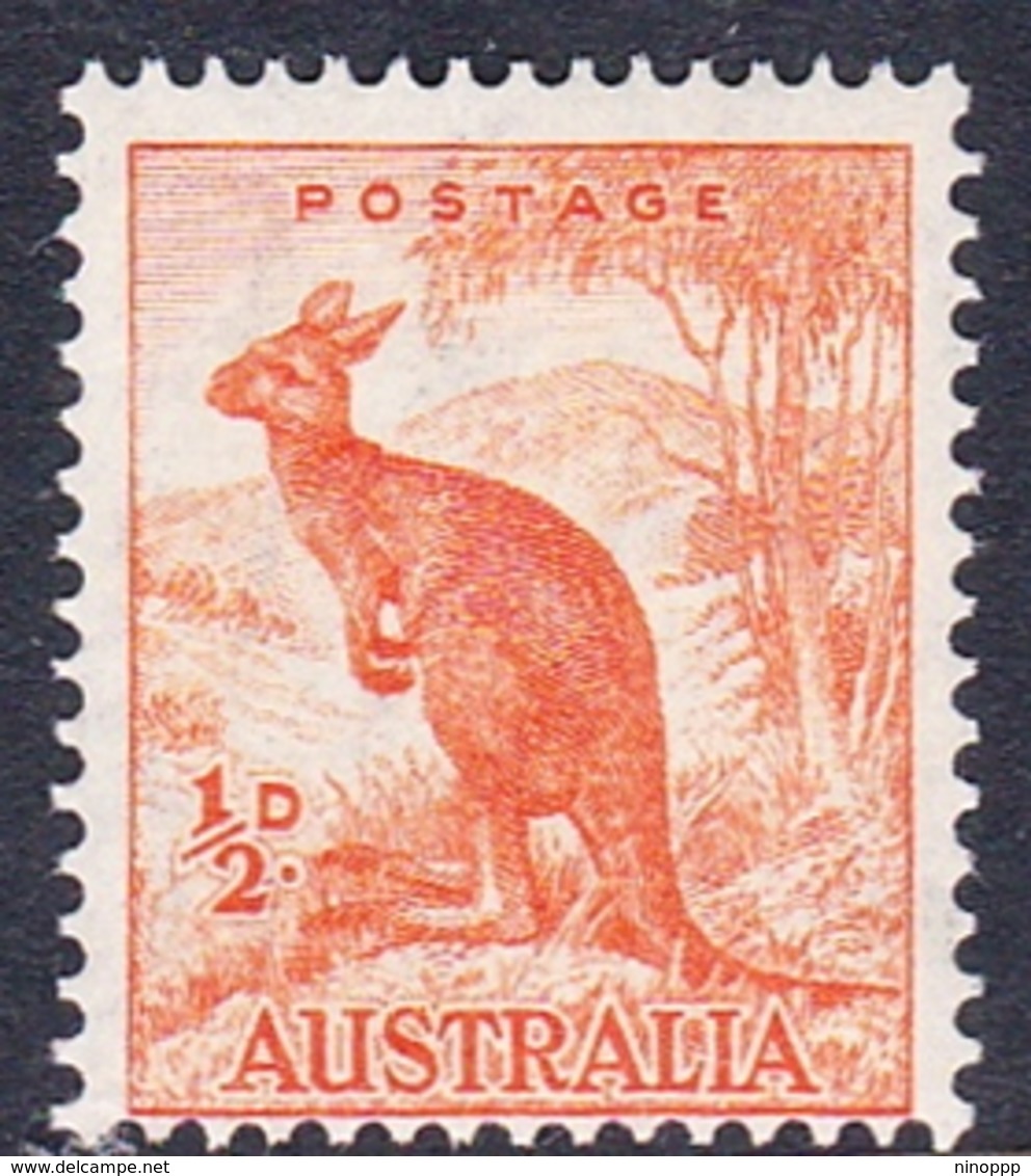 Australia ASC 197 1937-49 King George VI, Half Penny Kangaroo, Perf 14 X 15, Mint Never Hinged - Mint Stamps