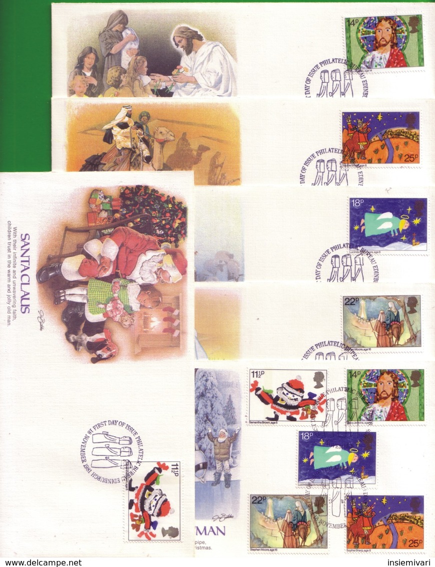 Lotto REGNO UNITO FDC.NATALE 1981. - Non Classificati